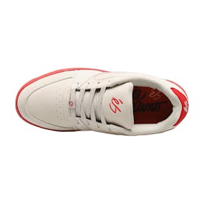 Es Accel Slim Skate Shoe - White/White/Red