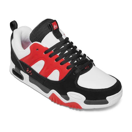 Es Silo x Tribo Skate Shoe - Black/White/Red