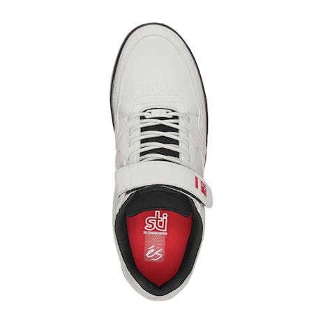 Es Accel Slim Plus Skate Shoe - White/Black