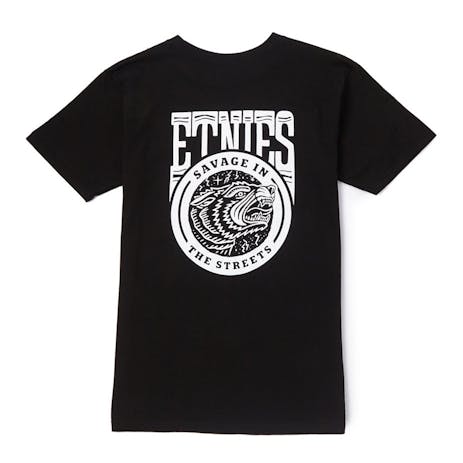 etnies Savage Streets T-Shirt - Black