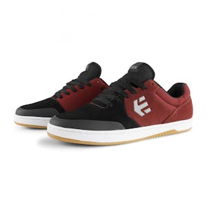 etnies Marana Skate Shoe - Black/Dark Grey/Red