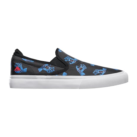 Emerica x Santa Cruz Wino G6 Slip-On Skate Shoe - Blue/Black/White