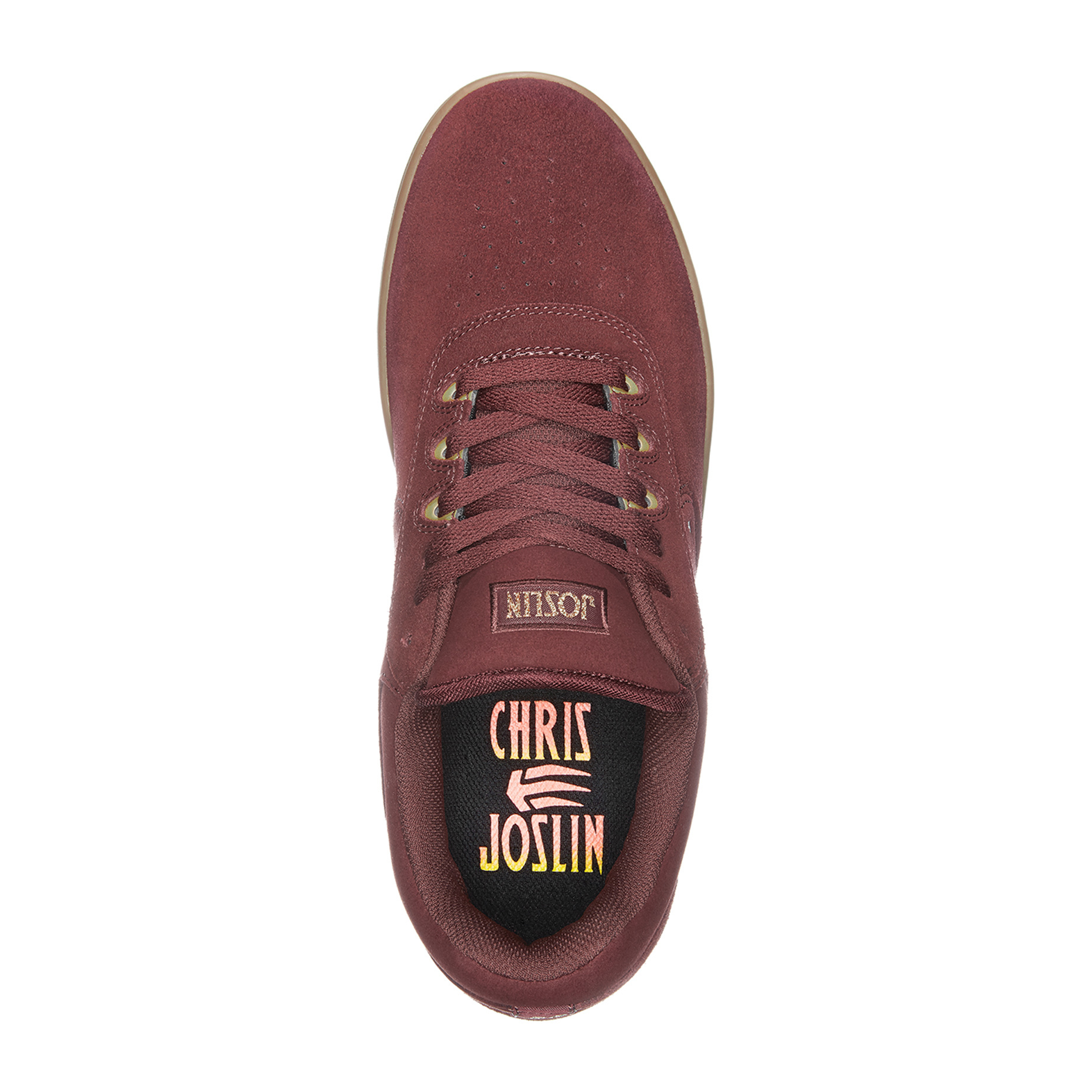 burgundy skate shoes