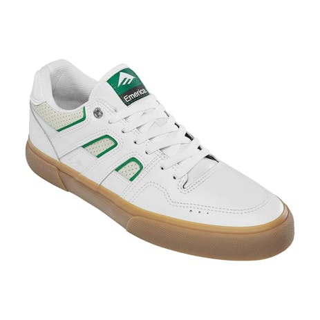 Emerica Tilt G6 Vulc Skate Shoe - White/Gum