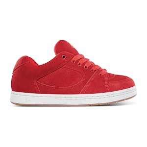 Es Accel OG Skate Shoe - Red/Gold