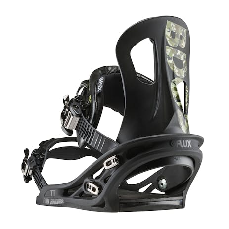 Flux TT Snowboard Binding — Pearl Black