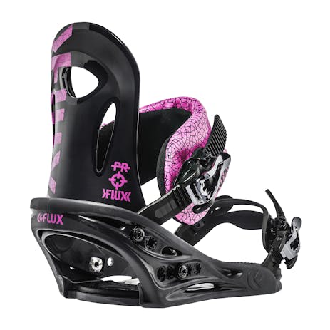 Flux PR Snowboard Bindings - Black/Pink