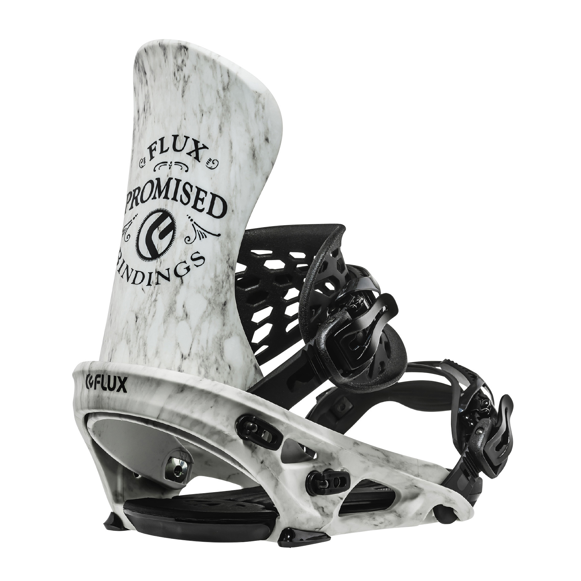 Flux TEAM Snowboard Bindings - Marble | BOARDWORLD Store