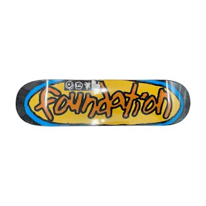 Foundation Marker 8.25” Skateboard Deck - Yellow