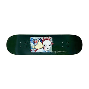 Frog Spikey Man Skateboard Deck - Green