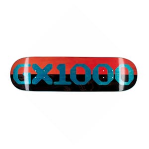 GX1000 Split Stain 8.5” Skateboard Deck - Black/Orange