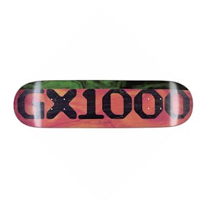 GX1000 Split Stain 8.625” Skateboard Deck - Pink/Olive