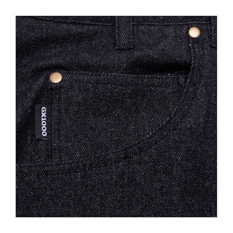 GX1000 Baggy Denim Pant - Black