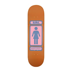 Girl Brophy 93 Til 8.25” Skateboard Deck - Brown/Pink/Blue