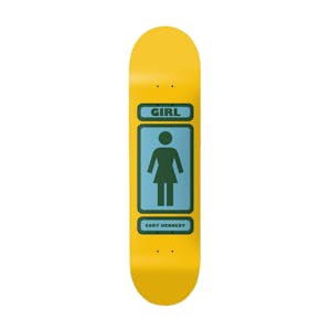 Girl Kennedy 93 Til 8.38” Skateboard Deck - Yellow/Green/Blue