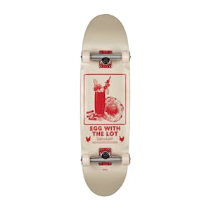Globe Eggy 8.625” Cruiser Skateboard - Off White/The Lot