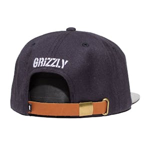 Grizzly Keystone Strapback Hat - Black