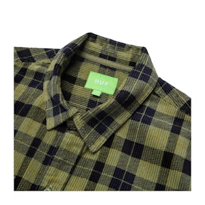 HUF Printed Waylon Cord Shirt - Olive