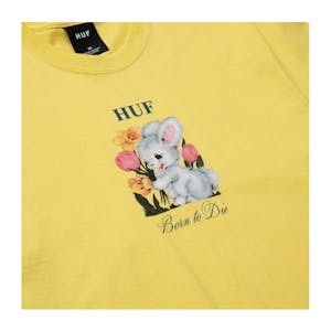 HUF Born to Die T-Shirt - Yellow