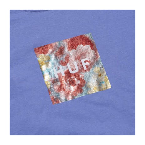 HUF Foil Flower Box Logo T-Shirt - Violet