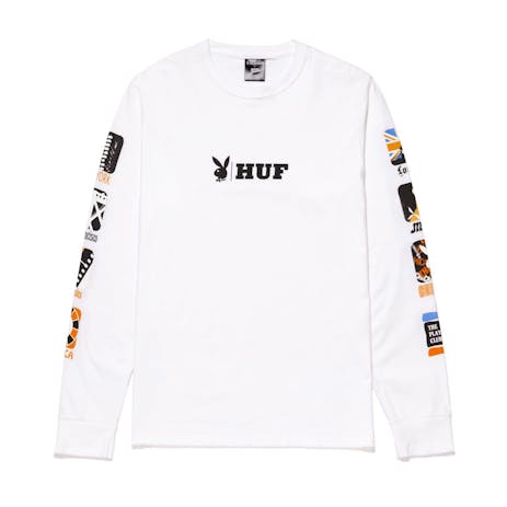 HUF x Playboy Club International Long Sleeve T-Shirt - White