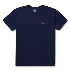 HUF Gradient Bar Logo T-Shirt - Navy