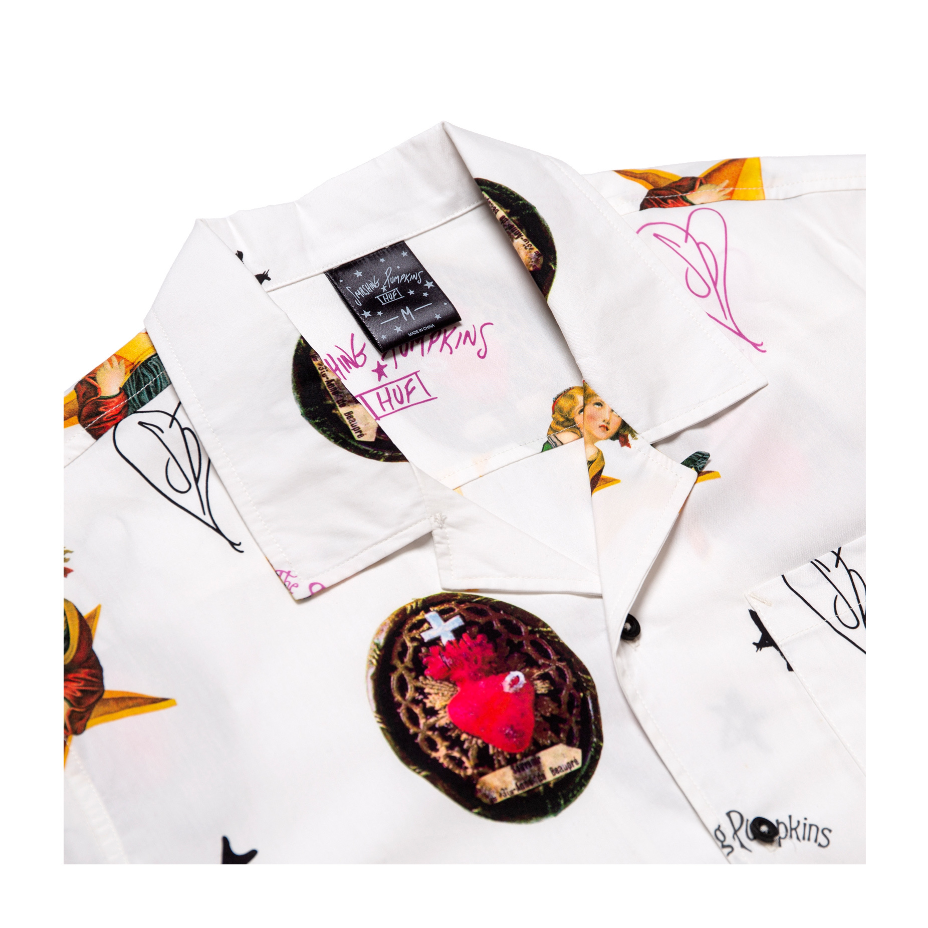 HUF x Smashing Pumpkins Daydream Woven Shirt - Natural