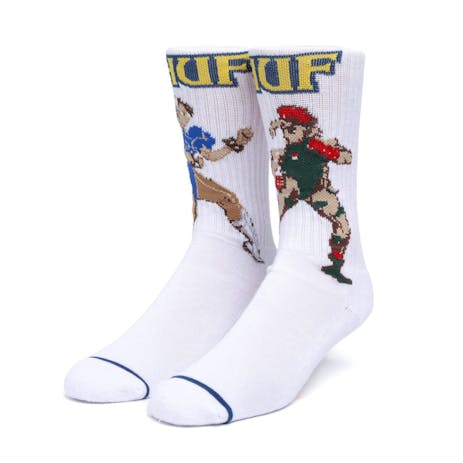 HUF x Street Fighter Chun-Li & Cammy Socks - White