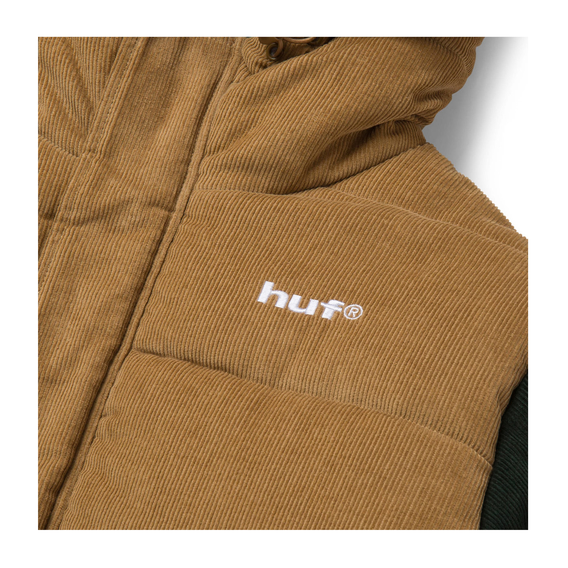 HUF Anglin Cord Insulated Jacket - Khaki | BOARDWORLD Store