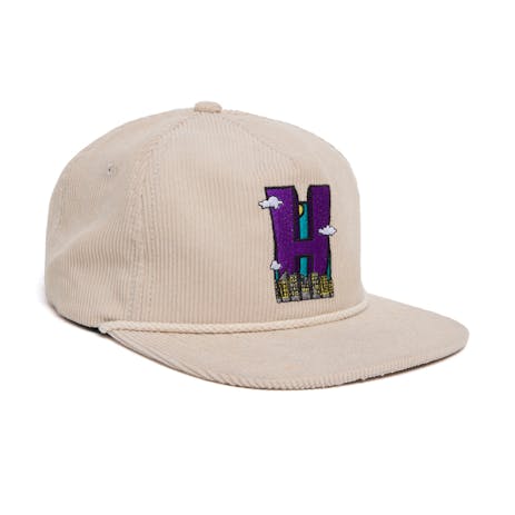HUF City H Cord Hat - Natural