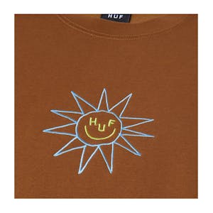 HUF Sun Guy Crewneck Sweater - Rubber