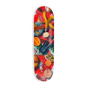 Hoddle Snack Report 8.38” Skateboard Deck - Red