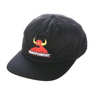 Independent x Toy Machine Unstructured Snapback Hat - Black