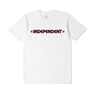 Independent Bar Cross T-Shirt - White