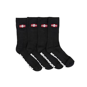 Independent OGBC Rigid Socks 4-Pack - Black