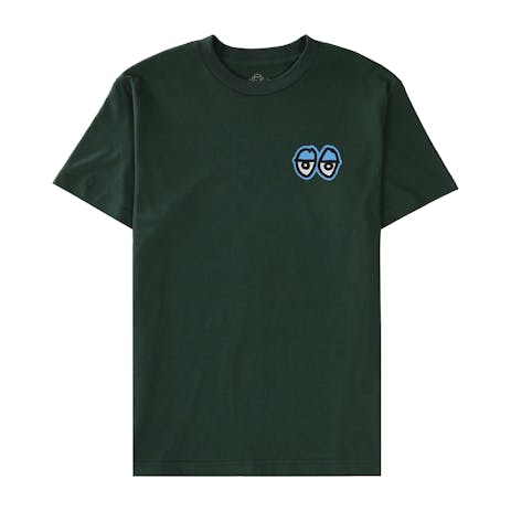 Krooked Strait Eyes T-Shirt -  Forest Green/Blue