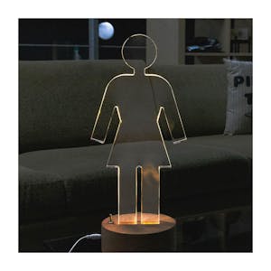 Girl Acrylic OG Lamp