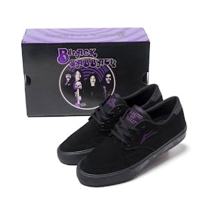 Lakai x Black Sabbath Riley 3 Skate Shoe - Black Suede