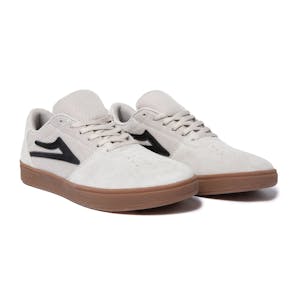Lakai Brighton Skate Shoe - White/Gum