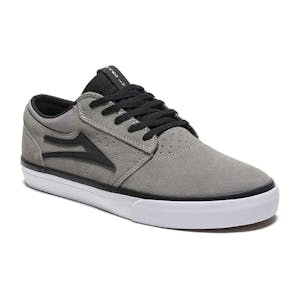 Lakai Griffin Skate Shoe - Grey/Black Suede