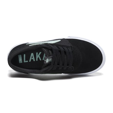 Lakai Griffin Kids Skate Shoe - Black/Mint