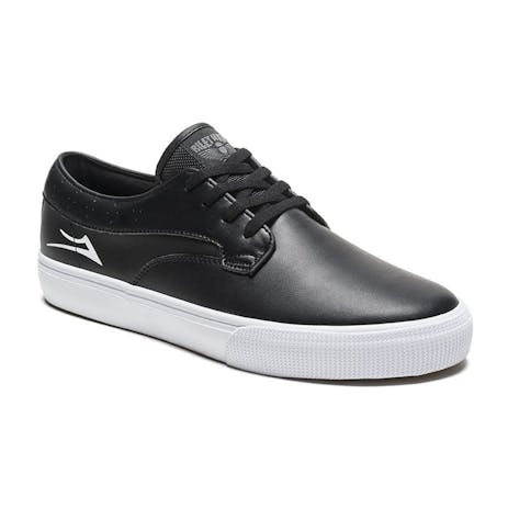 Lakai Hawk Skate Shoe - Black Leather