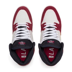 Lakai Telford Skate Shoe - Navy/Red