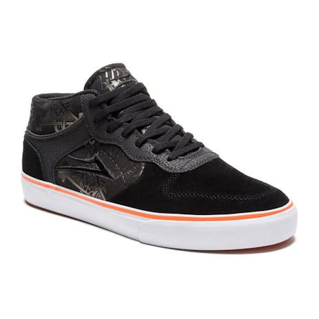 Lakai x Thrasher Carroll Mid Skate Shoe - Black/Orange