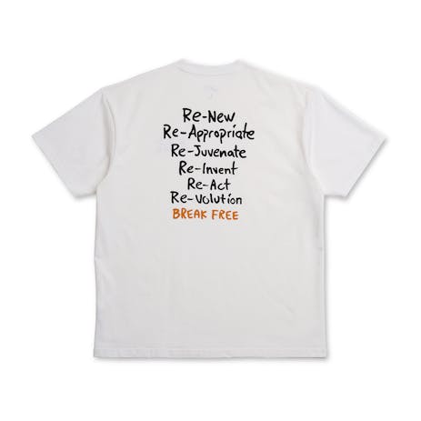 Last Resort Message T-Shirt - White