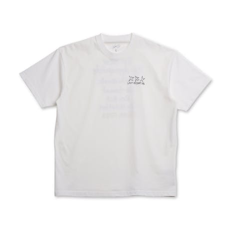 Last Resort Message T-Shirt - White