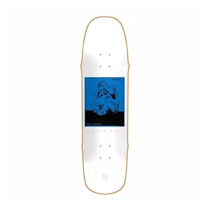 Madness Stressed 8.5” Skateboard Deck - White/Blue