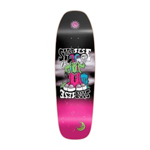 New Deal Siamese 9.45” Skateboard Deck - Slick Neon