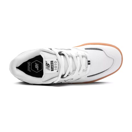 New Balance Tiago NM1010 Skate Shoe - White/Gum/Black