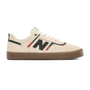 New Balance Foy NM306 Skate Shoe - Cream/Dark Green